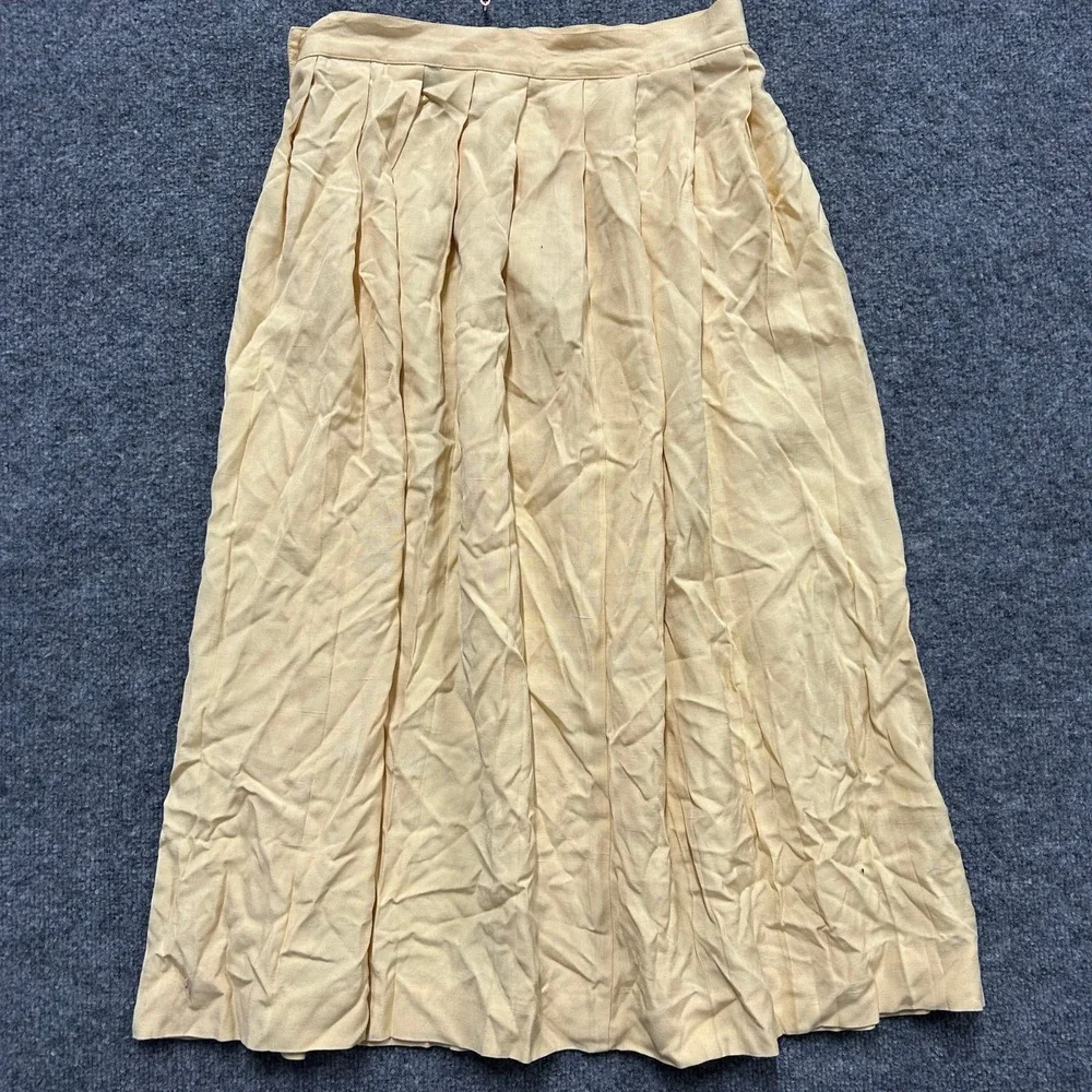 Vintage pleated midi